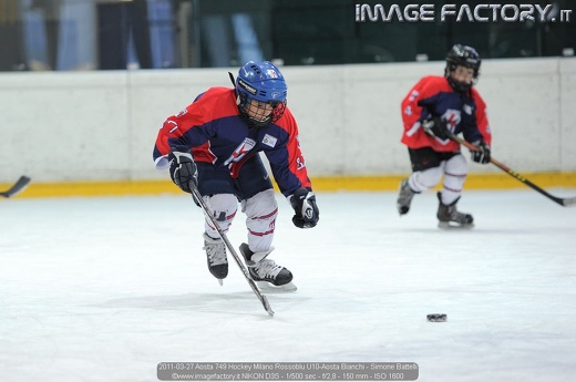 2011-03-27 Aosta 749 Hockey Milano Rossoblu U10-Aosta Bianchi - Simone Battelli
